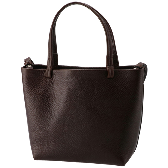 The Row Small Grain Tote Bag Leather Brown ANS - Picture 2 of 9